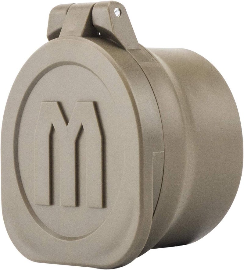 Monstrum Rubberized Flip-Up Rifle Scope Lens Covers | Flat Dark Earth - Image 1